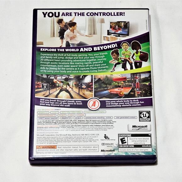 XBOX 360 Kinect preloved Kinect Adventures video game - Picture 2 of 4